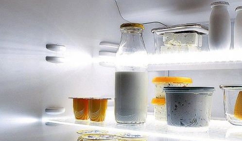 Свет в холодильнике